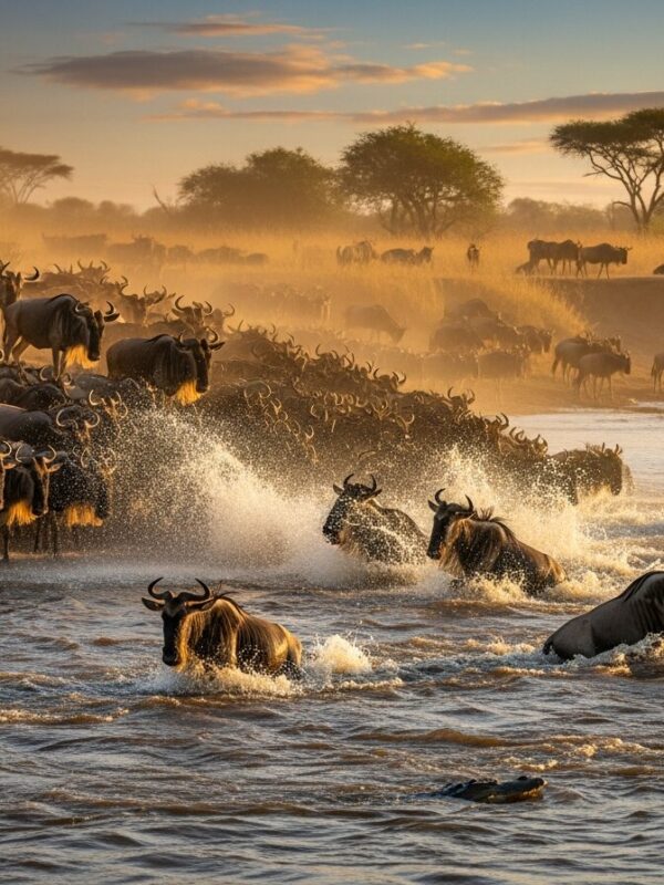 Serengeti Migration Crossing Safari